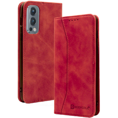 Bodycell Θήκη - Πορτοφόλι OnePlus Nord 2 5G - Red (5206015058639)