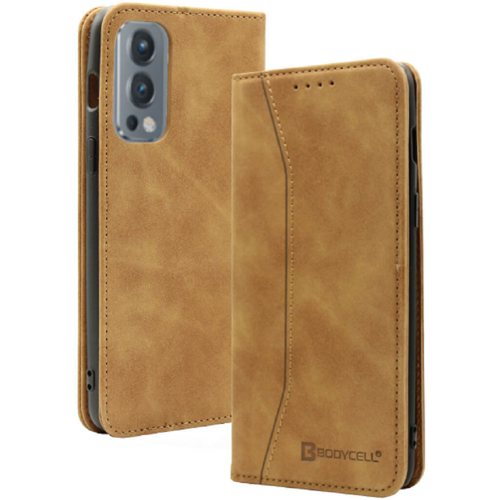 Bodycell Θήκη - Πορτοφόλι OnePlus Nord 2 5G - Brown (5206015058646)