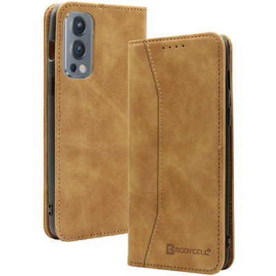 Bodycell Θήκη - Πορτοφόλι OnePlus Nord 2 5G - Brown (5206015058646)