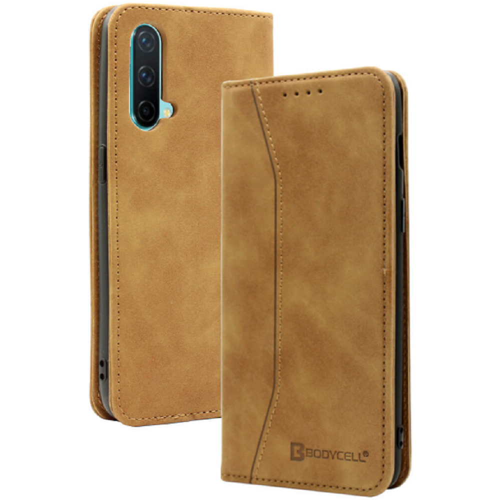 Bodycell Θήκη - Πορτοφόλι OnePlus Nord CE 5G - Brown (5206015058943)