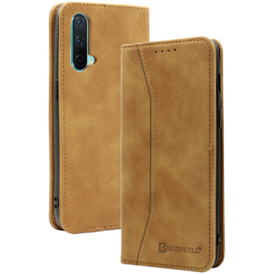 Bodycell Θήκη - Πορτοφόλι OnePlus Nord CE 5G - Brown (5206015058943)