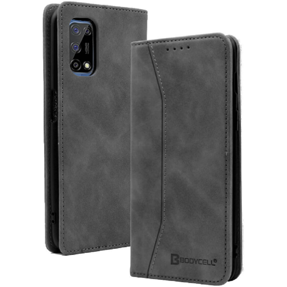 Bodycell Θήκη - Πορτοφόλι Realme 7 5G - Black (5206015003356)