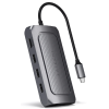 Satechi USB-4 Multiport 8K HDMI - Αντάπτορας Type-C Με Θύρες 1 x Type-C / 3 x USB-A / 1 x Ethernet / 1 x 8Κ HDMI / 1 x 3.5mm Jack / 1 x SD & Micro SD (ST-U4MA3M)