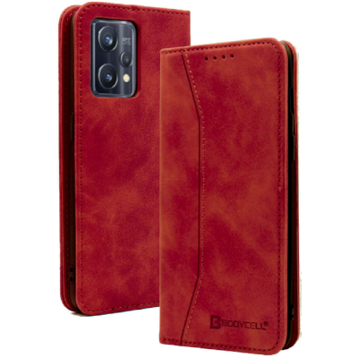 Bodycell Θήκη - Πορτοφόλι Realme 9 Pro Plus - Red (5206015000973)