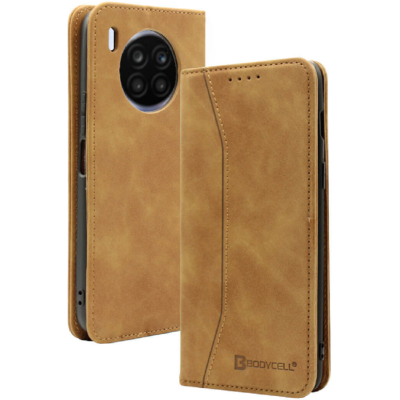 Bodycell Θήκη - Πορτοφόλι Honor 50 Lite - Brown (5206015059704)