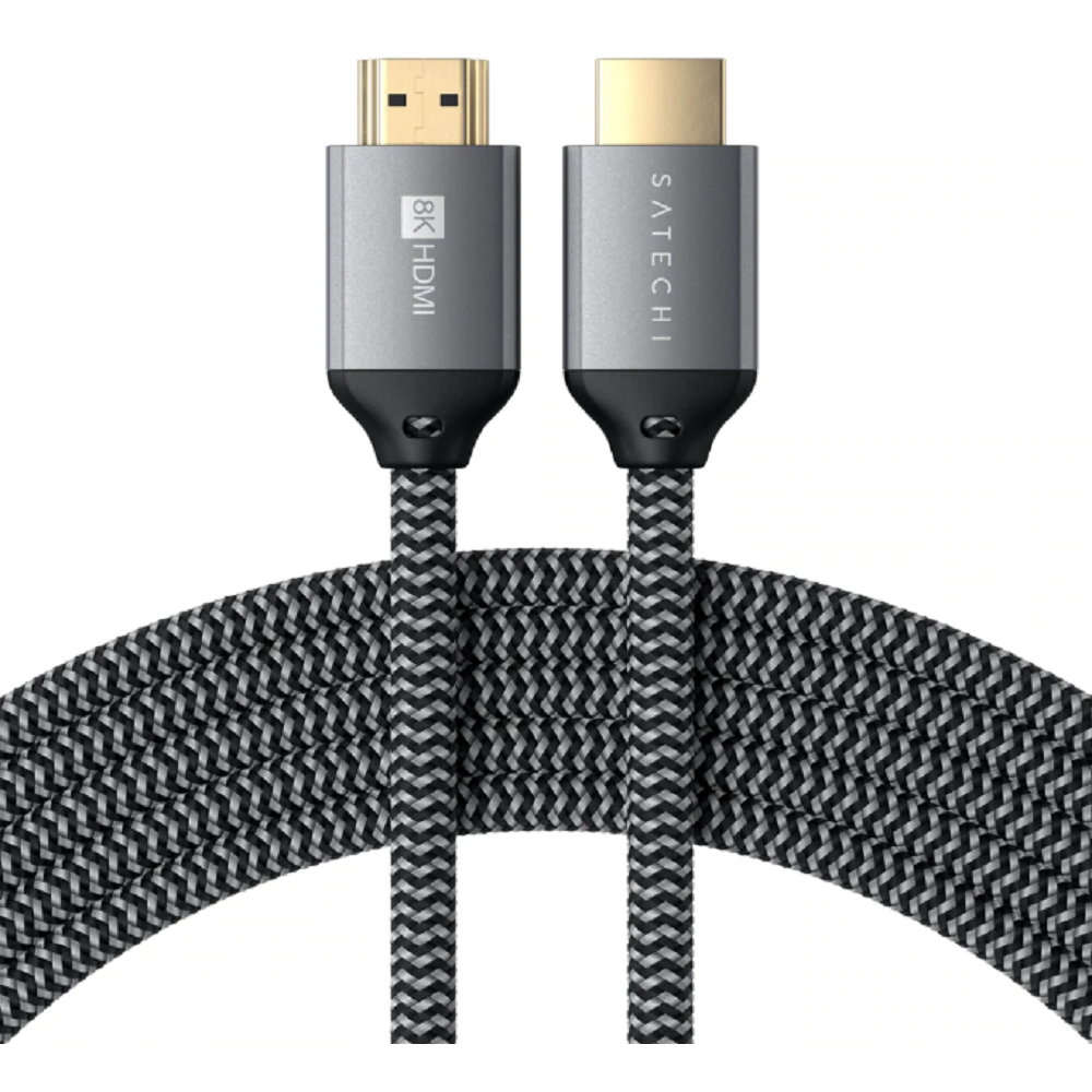Satechi 8K Ultra High Speed HDMI - Καλώδιο HDMI 4K 120Hz (male) σε HDMI 8K 60Hz (male) - 200cm (ST-8KHC2MM)