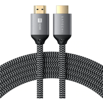 Satechi 8K Ultra High Speed HDMI - Καλώδιο HDMI 4K 120Hz (male) σε HDMI 8K 60Hz (male) - 200cm (ST-8KHC2MM)