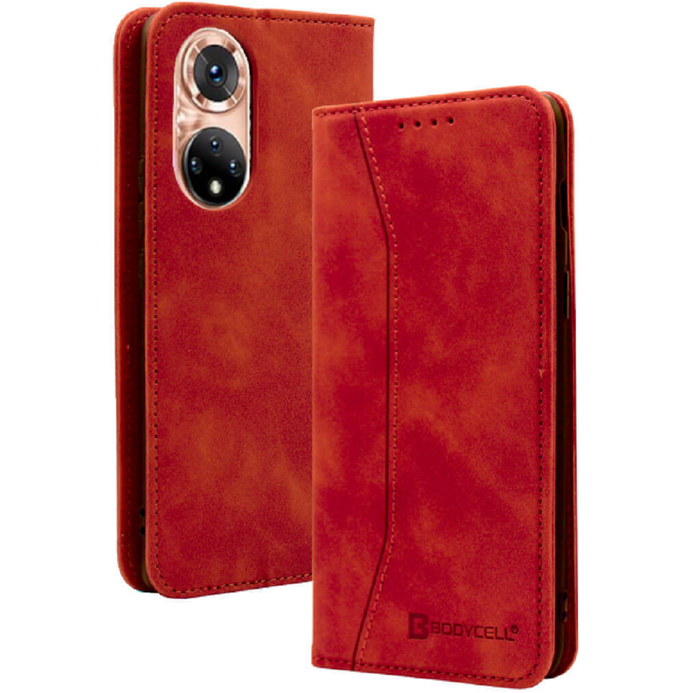Bodycell Θήκη - Πορτοφόλι Honor 50 - Red (5206015059650)