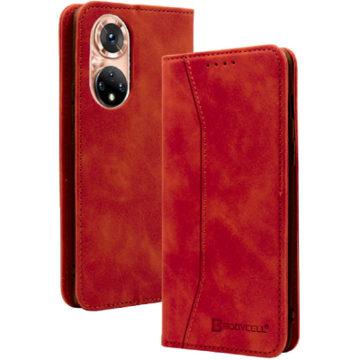 Bodycell Θήκη - Πορτοφόλι Honor 50 - Red (5206015059650)