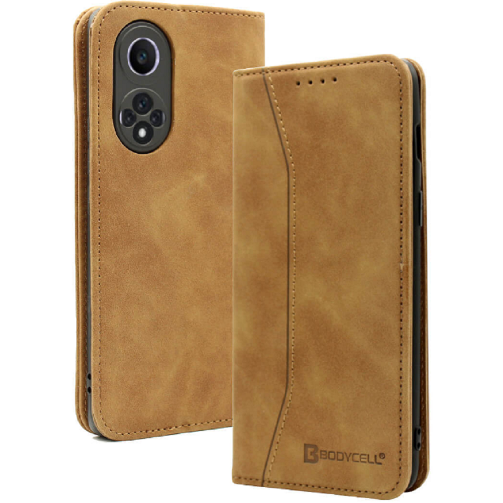 Bodycell Θήκη - Πορτοφόλι Huawei Nova 9 - Brown (5206015058882)