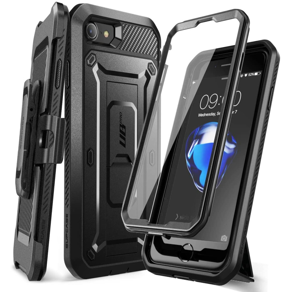 Supcase Ανθεκτική Θήκη Unicorn Beetle Pro - Apple iPhone SE 2022 / 2020 / 8 / 7 - Black (843439117402)