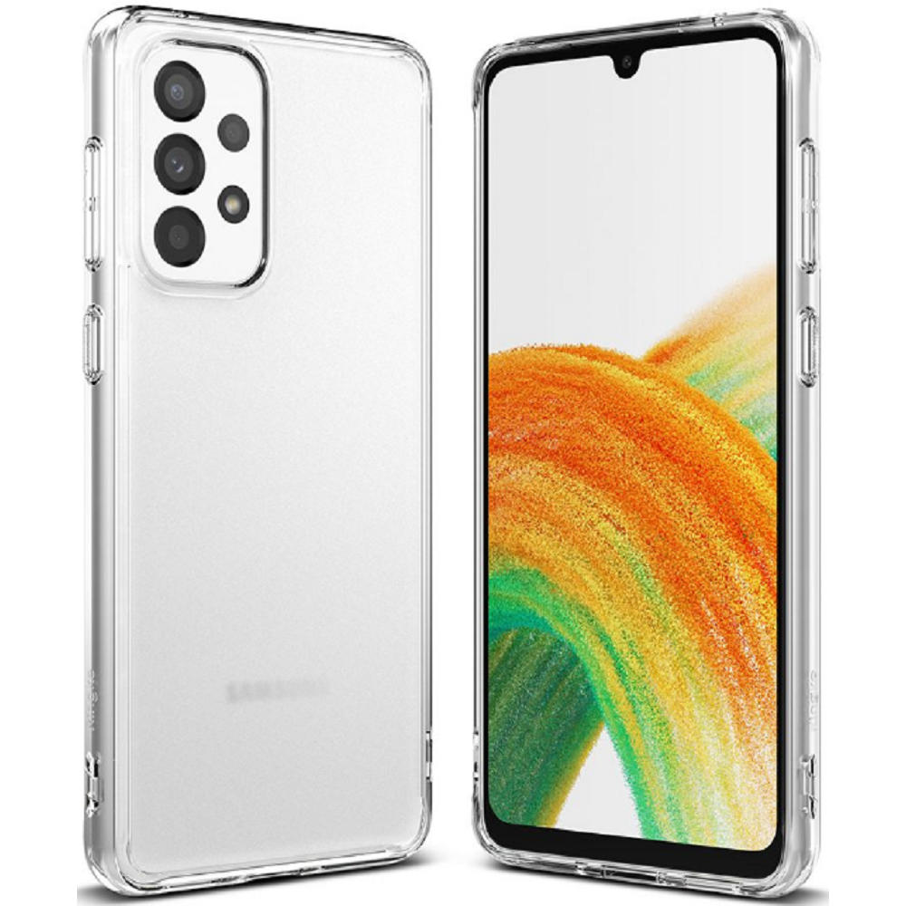 Ringke Fusion Σκληρή Θήκη με TPU Bumper - Samsung Galaxy A33 5G - Matte Clear (8809848208690)
