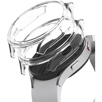 Ringke Θήκη Slim Case - Samsung Galaxy Watch 4 44mm - Clear - 2 Τεμάχια (8809818847812)