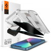 Spigen Privacy Tempered Glass GLAS.tR EZ Fit - Αντιχαρακτικό Γυαλί Προστασίας Απορρήτου Οθόνης Apple iPhone 16e / 14 / 13 / 13 Pro - 2 Τεμάχια (AGL03388)