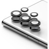 Ringke Camera Lens Frame Glass - Αντιχαρακτικό Γυαλί Προστασίας για Φακό Κάμερας - Samsung Galaxy S22 Ultra 5G - Black (8809848207419)