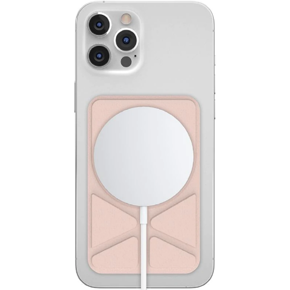 SwitchEasy MagStand - Μαγνητική Αυτοκόλλητη Βάση MagSafe για iPhone - Pink Sand (GS-103-158-221-140)