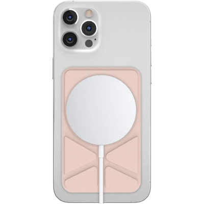SwitchEasy MagStand - Μαγνητική Αυτοκόλλητη Βάση MagSafe για iPhone - Pink Sand (GS-103-158-221-140)
