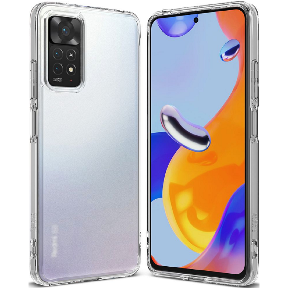 Ringke Fusion Σκληρή Θήκη με TPU Bumper - Xiaomi Redmi Note 11 Pro / Redmi Note 12 Pro 4G - Matte Clear (8809848209147)
