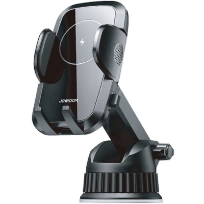 Joyroom JR-ZS241 Βάση Ασύρματης Φόρτισης με Βεντούζα για Κινητά 4.5" - 6.8" για Ταμπλό / Παρμπρίζ με Ρυθμιζόμενο Βραχίονα - 15W - Black (6941237152190)