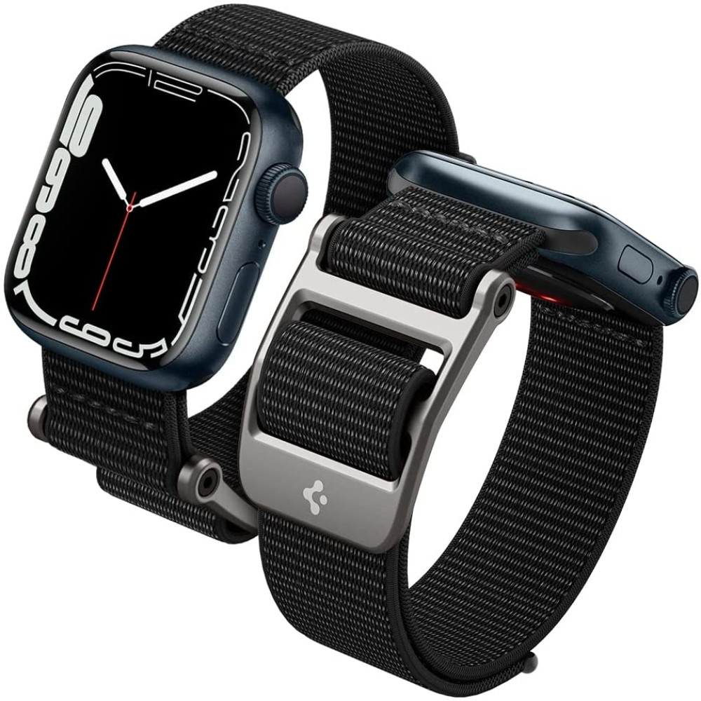 Spigen DuraPro Flex Υφασμάτινο Λουράκι Apple Watch Ultra/SE/11/10/9/8/7/6/5/4 (49/46/45/44mm) - Black (AMP02465)