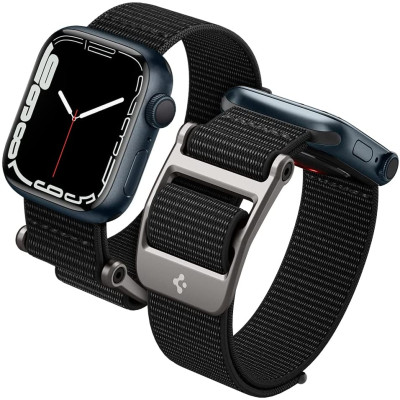 Spigen DuraPro Flex Υφασμάτινο Λουράκι Apple Watch Ultra/SE/11/10/9/8/7/6/5/4 (49/46/45/44mm) - Black (AMP02465)