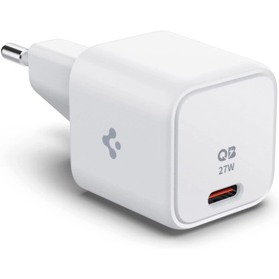Spigen PE2103EU ArcStation Wall Charger - Ταχυφορτιστής Ταξιδιού / Τοίχου με 1 x Type-C - 27W - White (ACH03826)