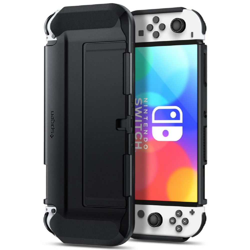 Spigen Θήκη Thin Fit - Nintendo Switch Oled - Black (ACS04239)