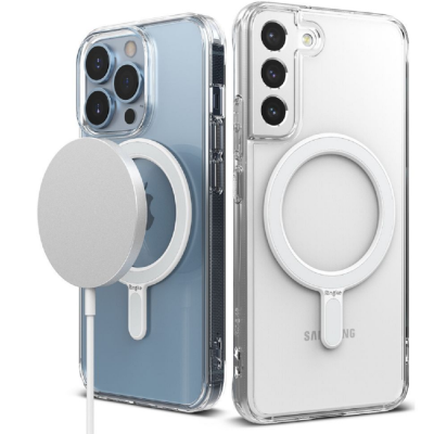 Ringke Universal Magnetic Plate - Αυτοκόλλητος Μαγνητικός Δακτύλιος MagSafe - White (8809848208898)