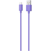 Riversong Lotus 08 - Καλώδιο Φόρτισης και Μεταφοράς Δεδομένων 3A USB σε Type-C - 120cm - Purple (CT71PU)