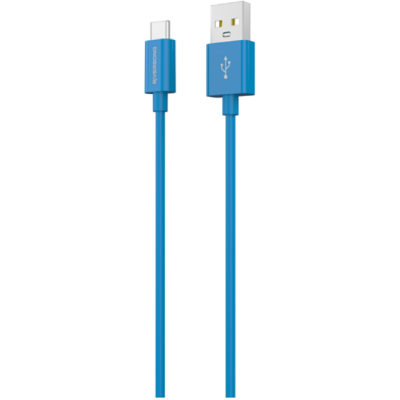 Riversong Lotus 08 - Καλώδιο Φόρτισης και Μεταφοράς Δεδομένων 3A USB σε Type-C - 120cm - Blue (CT71BU)