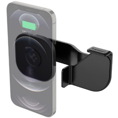 Spigen ITT90 OneTap - Βάση Στήριξης Κινητών MagSafe για Οθόνη Αφής / Touch Screen Αυτοκινήτου Tesla Model 3 / Y / X (2021) / S (2021) - Black (ACP03807)