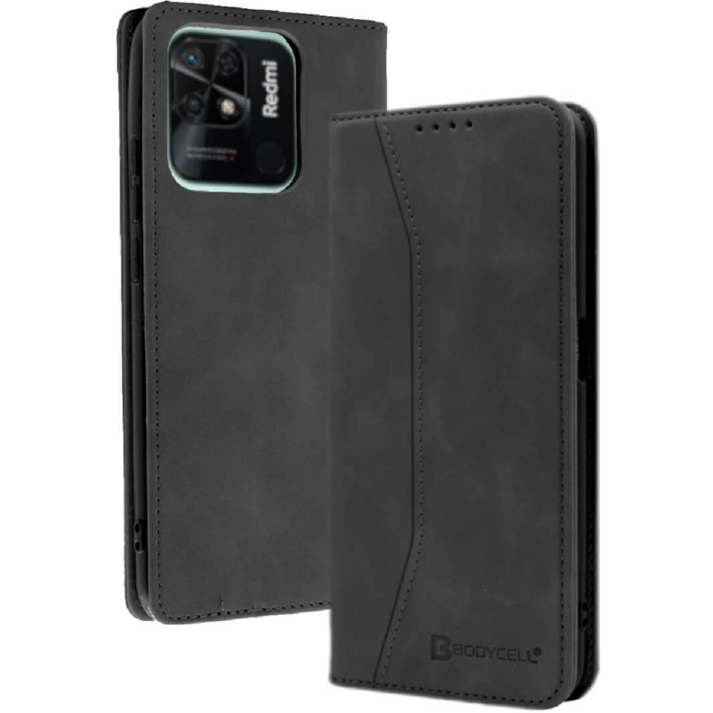 Bodycell Θήκη - Πορτοφόλι Xiaomi Redmi 10C - Black (5206015015823)