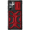 Nillkin Adventurer Armored Σκληρή Ανθεκτική Θήκη με Κάλυμμα για την Κάμερα - Samsung Galaxy S22 Ultra 5G - Red (6902048235601)