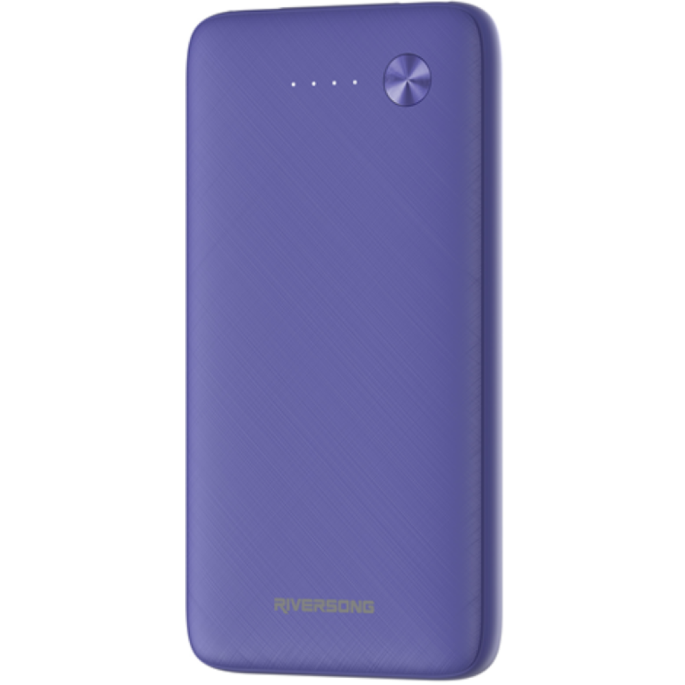 Riversong Horizon 10 PowerBank - Φορητή Μπαταρία Φόρτισης με 2 x USB-A - 10.000mAh - 2.4A - Purple (PB30PU)
