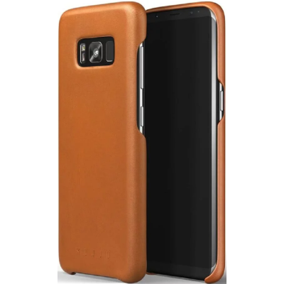 MUJJO Full Leather Case - Δερμάτινη Θήκη Samsung Galaxy S8 Plus - Tan (MUJJO-CS-064-ST)
