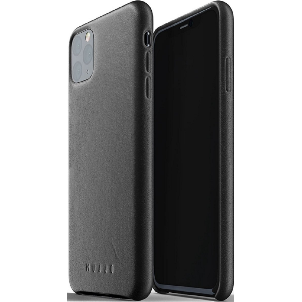 MUJJO Full Leather Case - Δερμάτινη Θήκη Apple iPhone 11 Pro Max - Black (MUJJO-CL-003-BK)