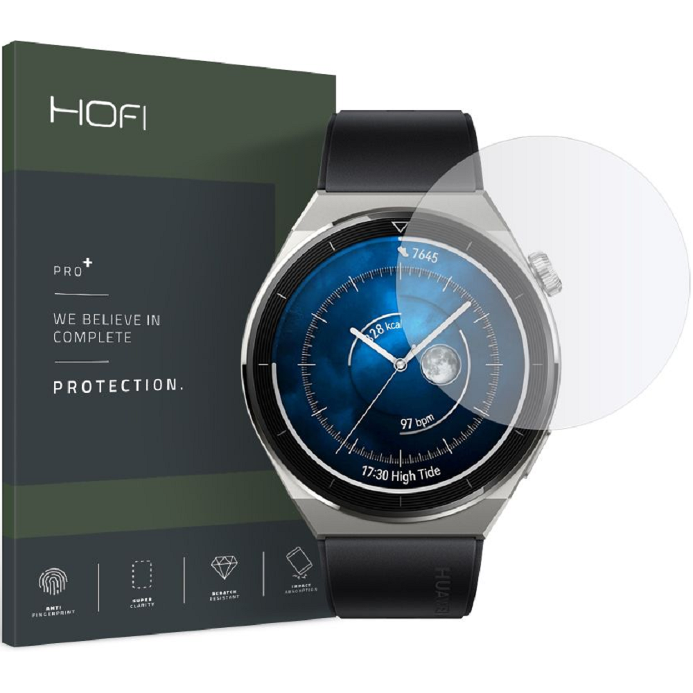 Hofi Premium Pro+ Tempered Glass - Αντιχαρακτικό Γυαλί Οθόνης Huawei Watch GT 3 Pro 46mm (9589046923074)