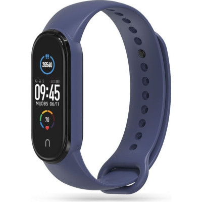 Tech-Protect Λουράκι Σιλικόνης Iconband Xiaomi Mi Band 7 / 7 NFC / 6 / 6 NFC / 5 - Navy (9589046923265)