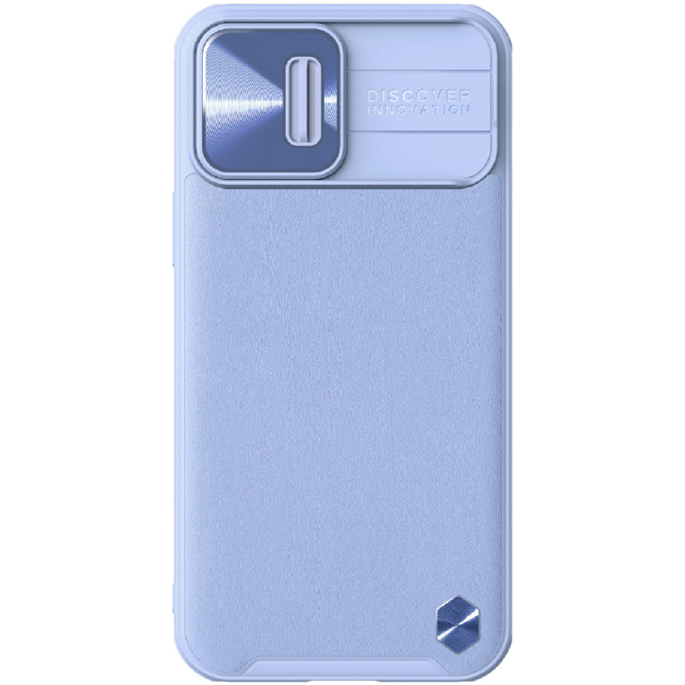 Nillkin CamShield Leather Case - Σκληρή Θήκη με Κάλυμμα για την Κάμερα - Apple iPhone 13 Pro Max - Purple (6902048237360)