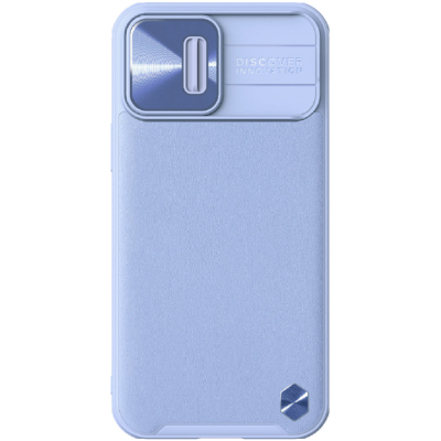 Nillkin CamShield Leather Case - Σκληρή Θήκη με Κάλυμμα για την Κάμερα - Apple iPhone 13 Pro Max - Purple (6902048237360)