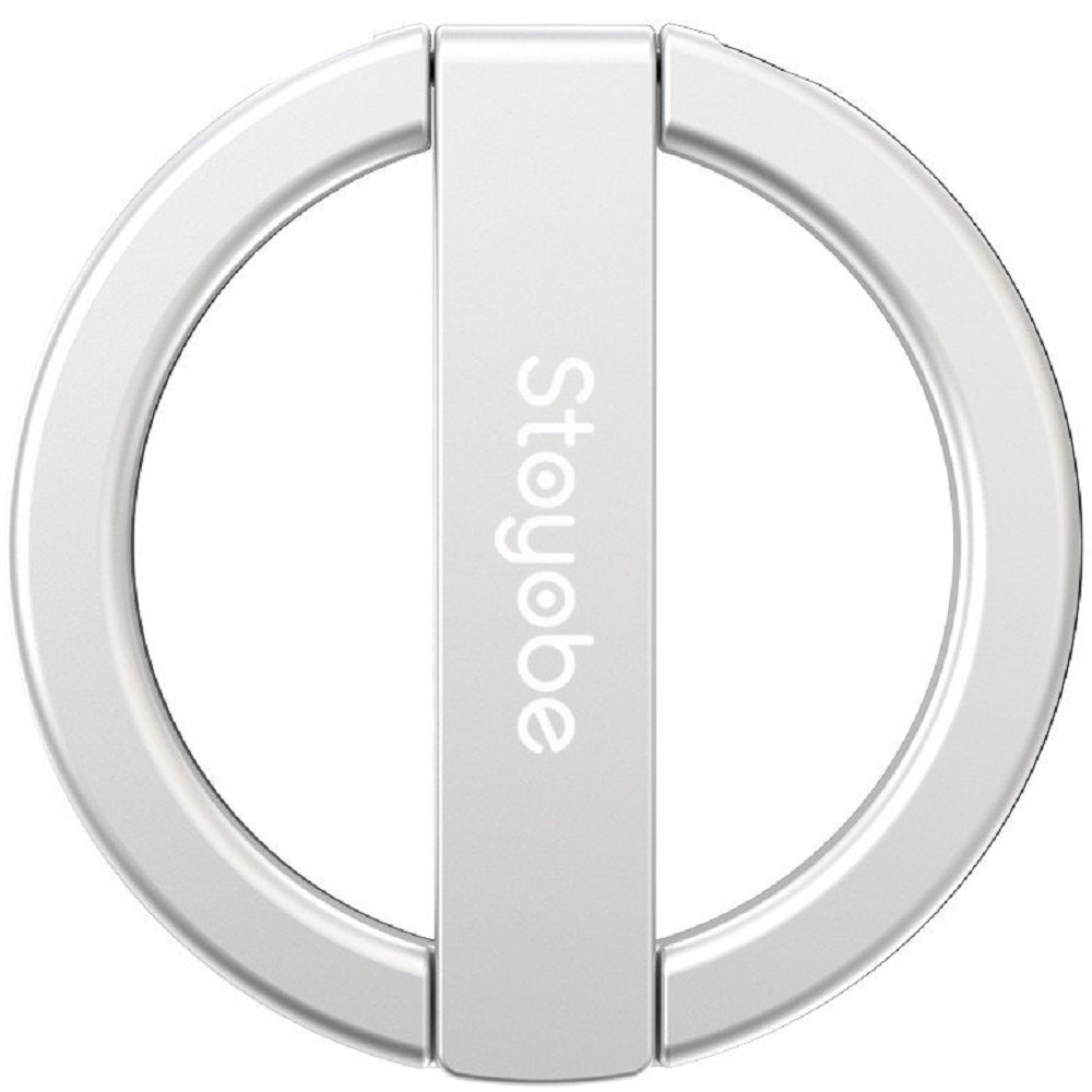 Stoyobe HF-IV Magnetic Bracket - Μαγνητική Βάση Στήριξης MagSafe για Κινητά / Smartphone iPhone 14 / 13 / 12 - Silver (6974690970063)