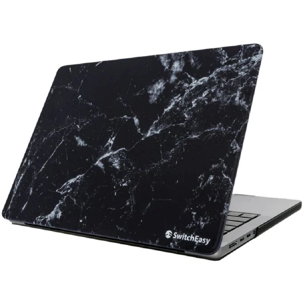 SwitchEasy Marble Σκληρή Θήκη Apple Macbook Pro 13" 2022 - 2016 - Marble Black (GS-105-120-296-210)