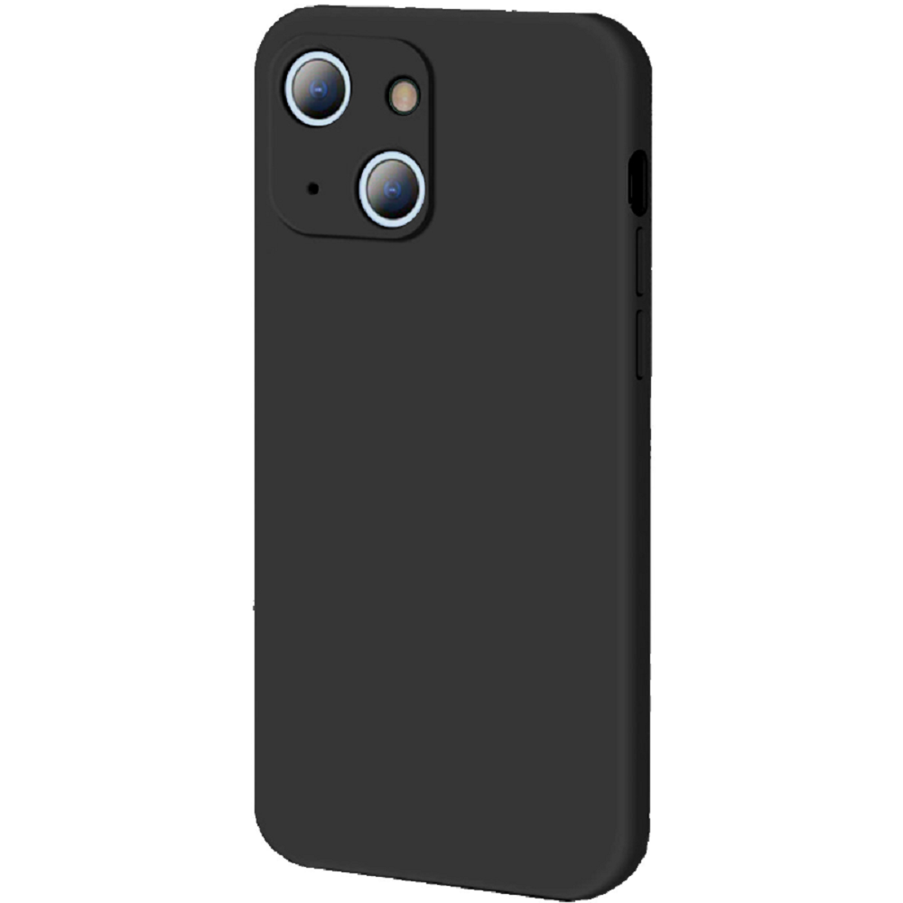 Bodycell Square Liquid Θήκη Σιλικόνης - Apple iPhone 13 - Black (5206015057533)