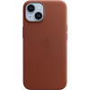 Official Apple Leather Case - Δερμάτινη Θήκη με MagSafe Apple iPhone 14 - Umber (MPP73ZM/A)