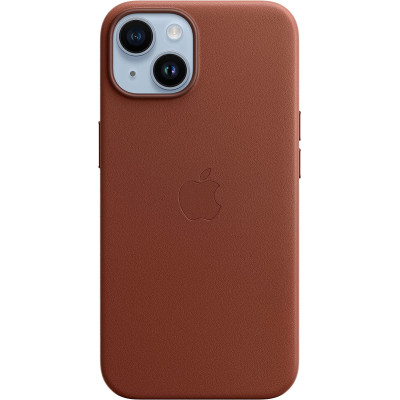 Official Apple Leather Case - Δερμάτινη Θήκη με MagSafe Apple iPhone 14 - Umber (MPP73ZM/A)