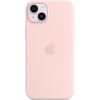 Official Apple Θήκη Σιλικόνης με MagSafe Apple iPhone 14 Plus - Chalk Pink (MPT73ZM/A)
