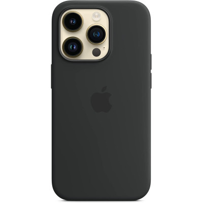 Official Apple Θήκη Σιλικόνης με MagSafe Apple iPhone 14 Pro - Midnight (MPTE3ZM/A)