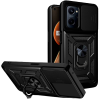 Bodycell Armor Slide - Ανθεκτική Θήκη Realme 9i με Κάλυμμα για την Κάμερα & Μεταλλικό Ring Holder - Black (5206015009761)