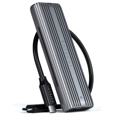 Satechi Αντάπτορας Type-C SSD Enlosure - Με 1 x Θήκη για SSD Μ.2 NVME / SATA Εξωτερικό Σκληρό Δίσκο - 10Gbps (ST-UCNSEM)