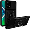 Bodycell Armor Slide - Ανθεκτική Θήκη Realme 9 5G / 9 Pro με Κάλυμμα για την Κάμερα & Μεταλλικό Ring Holder - Black (5206015009754)